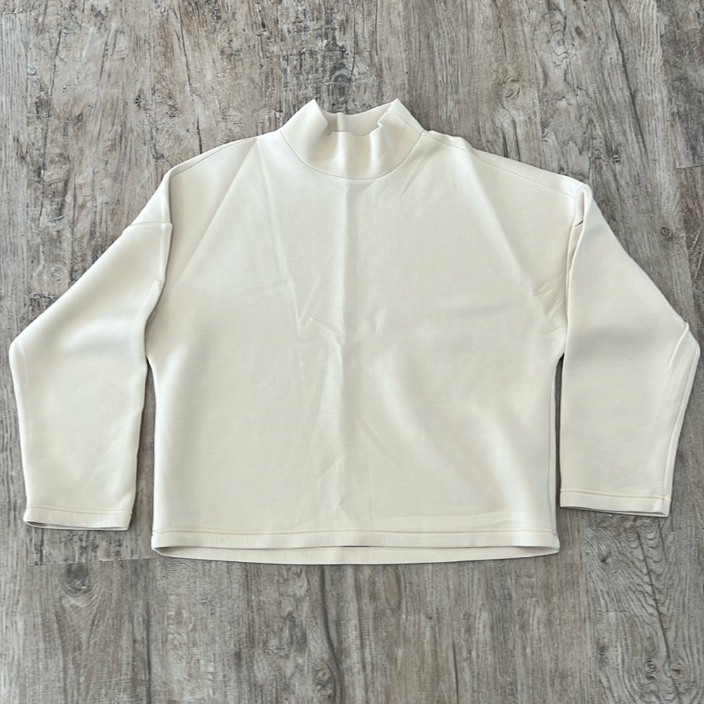 Leze The Label Cream Turtleneck Sweater